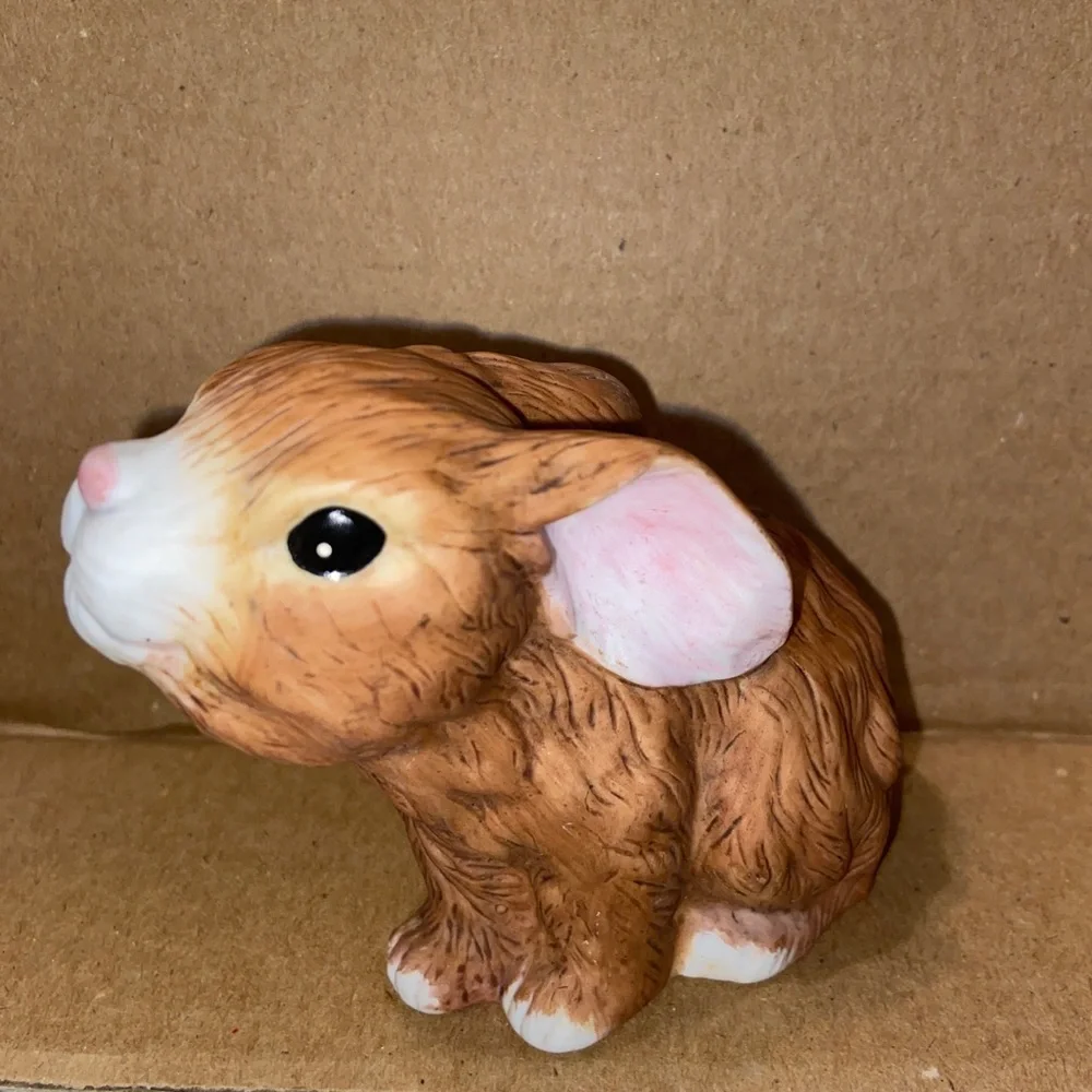 Porcelain Rabbit The Snuggle Babies Sculpture Collection 1988 River Shore
